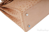 Kelly 28 Natural Gold Ostrich