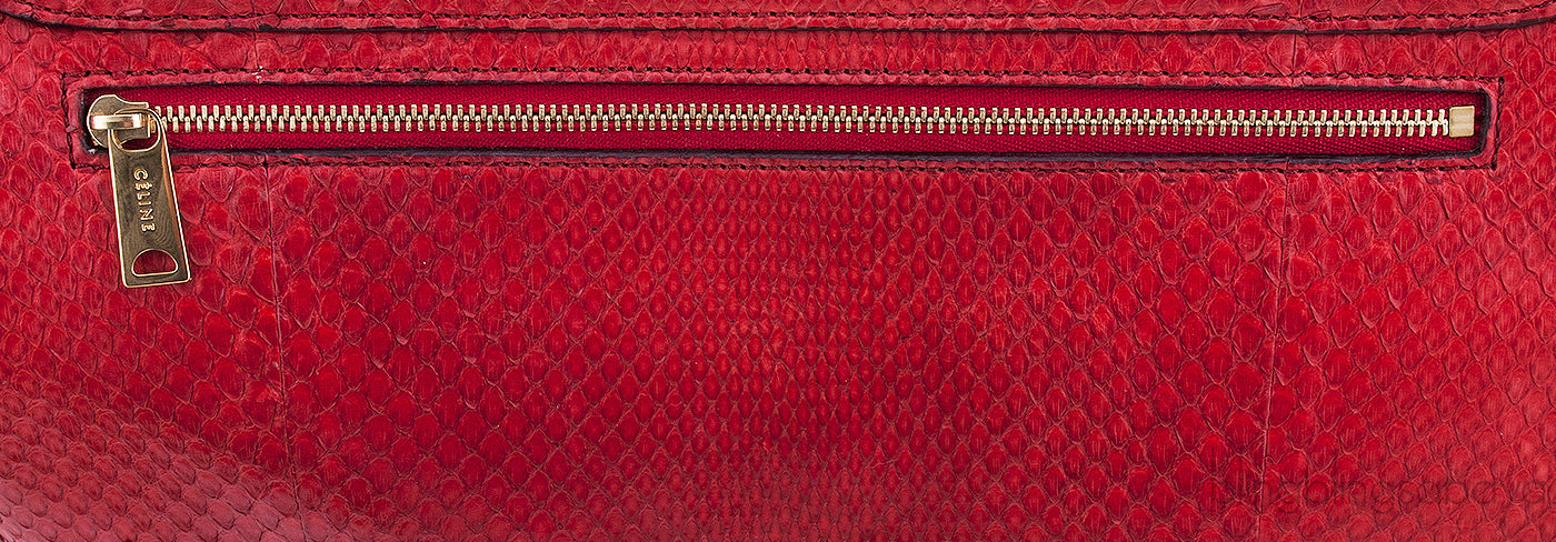 Trapeze Luggage Python Red*