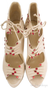 Beige Hands On Sandal