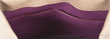 Etoupe Leather Croc Print Handle Bag
