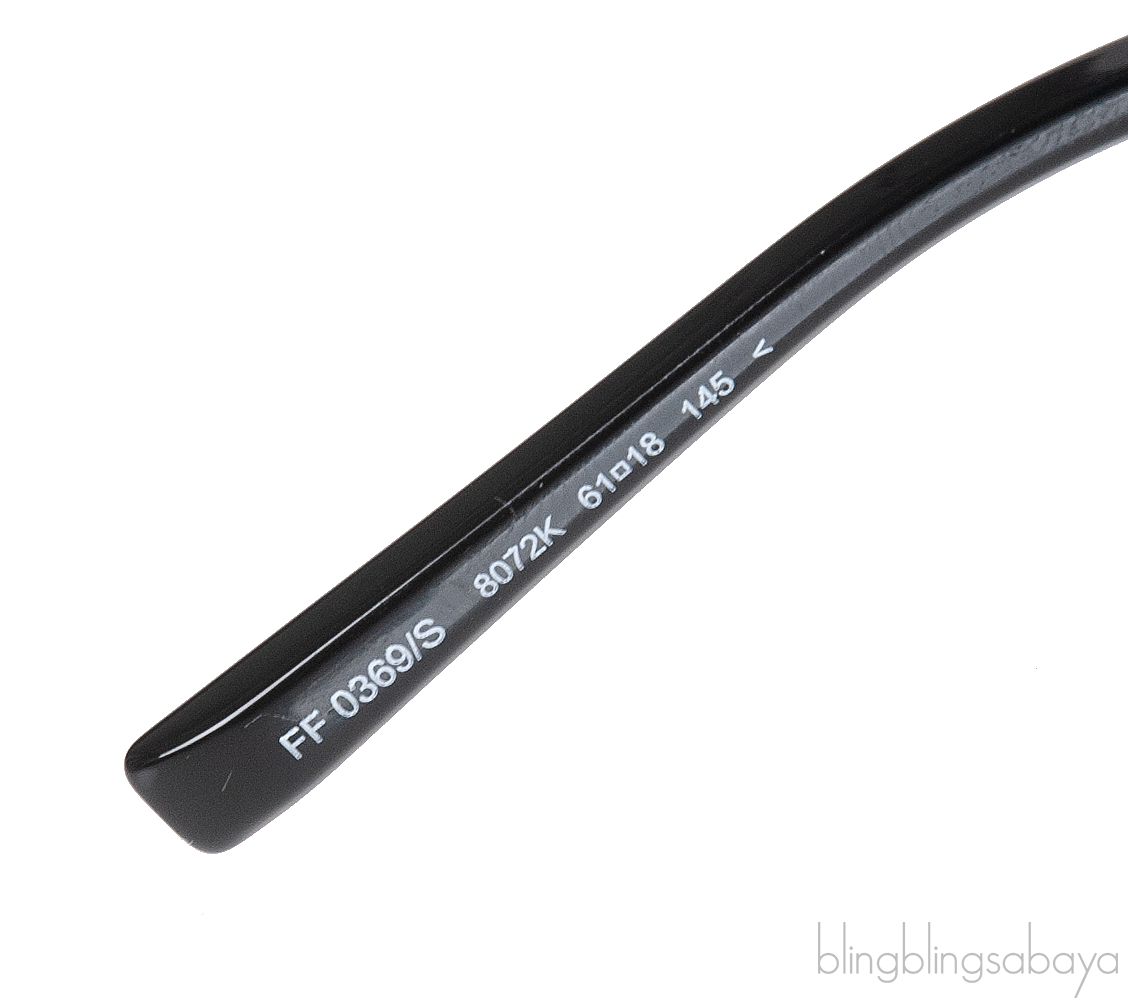 x Gentle Monster Fendi No. 1 FF0369/s Black Sunglasses