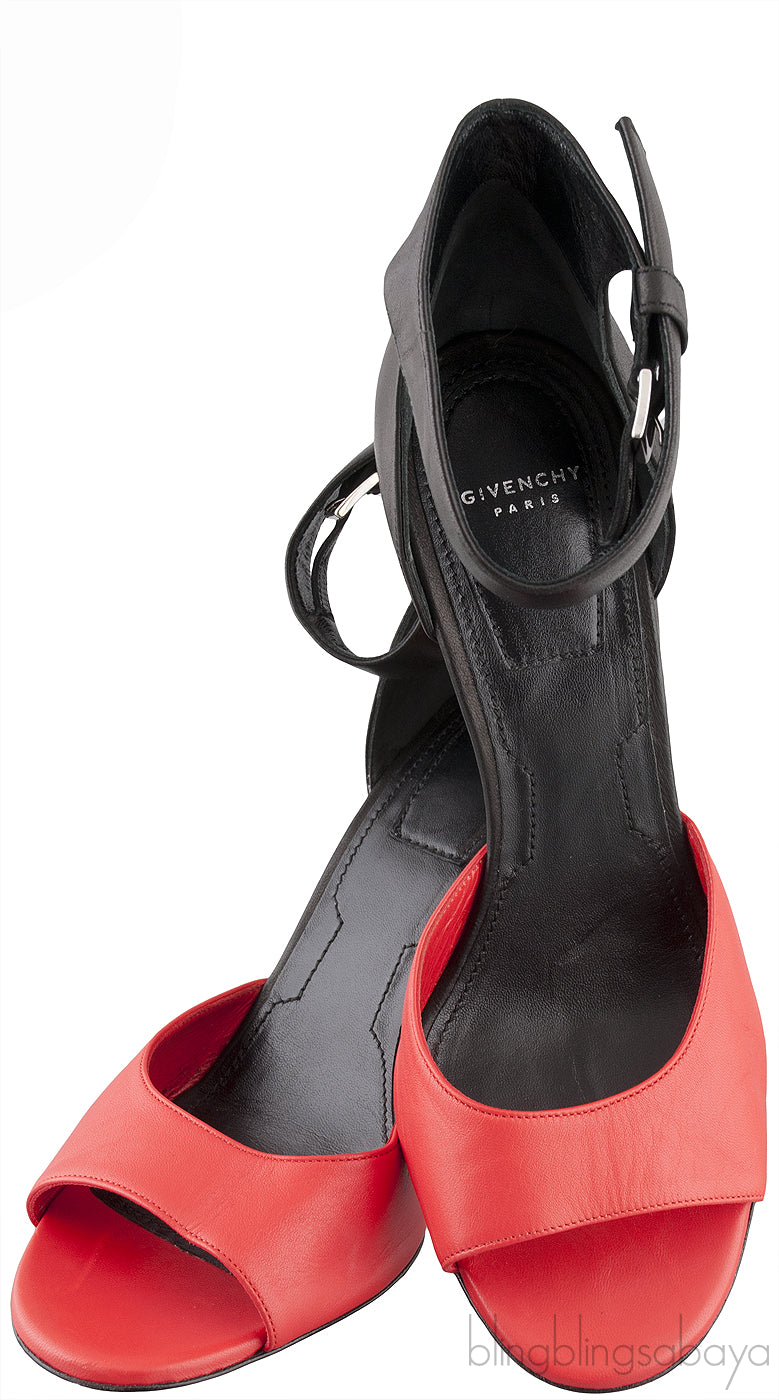 Bi-color Slingback Heels