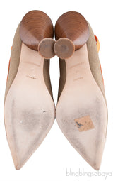 Brecon Contrast Trim Canvas Pumps