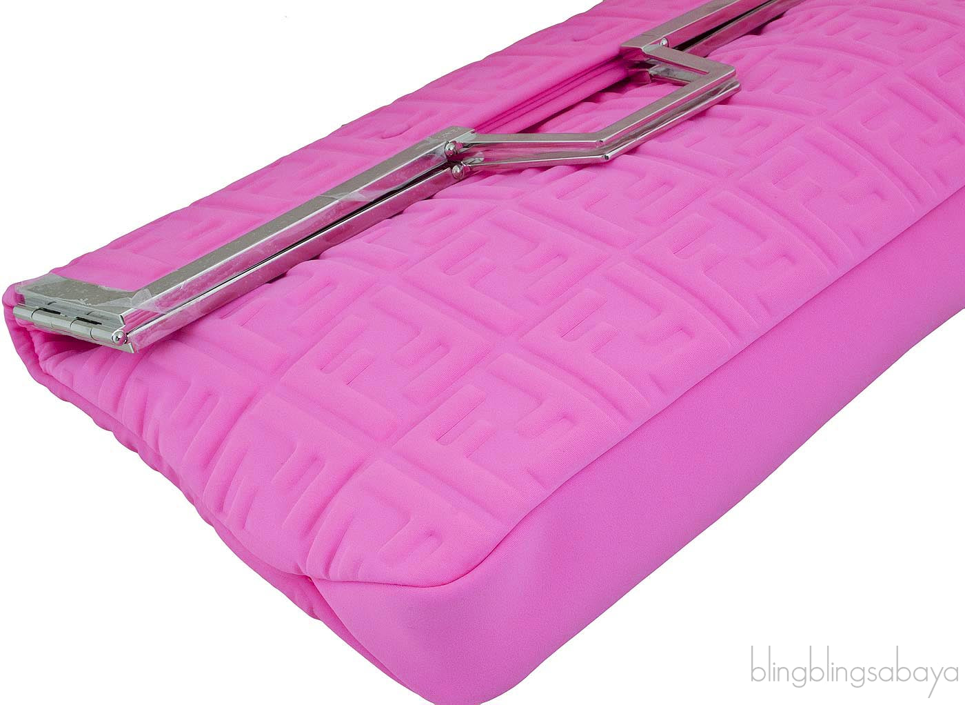 Flat Shopping Bag Neon Pink Large
