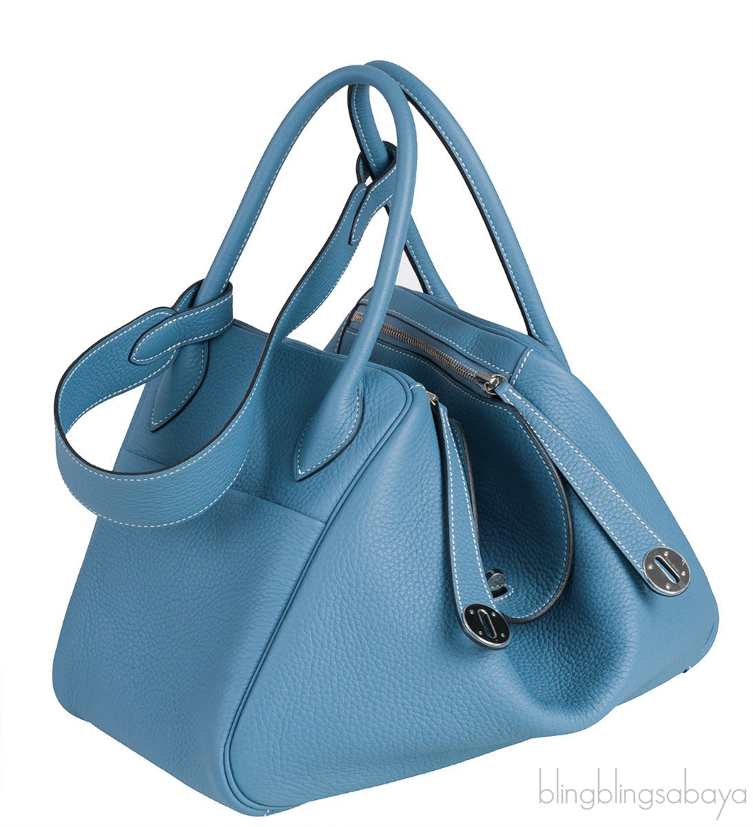 Lindy 34 Blue Jean Taurillon Clem PHW