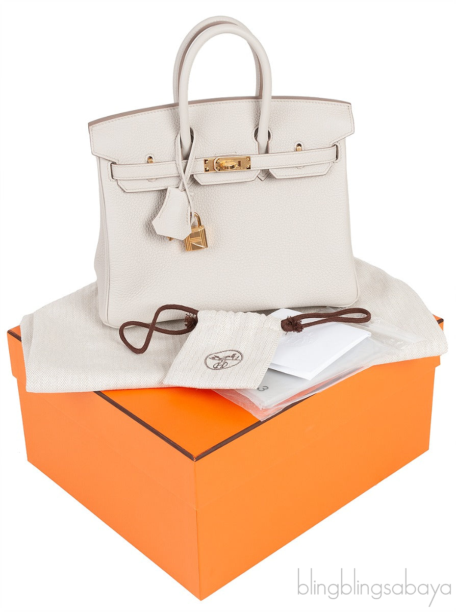 Birkin 25 Beton Togo GHW
