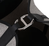 In-the-Loop 18 Ecru/Black Canvas & Black Swift Leather PHW