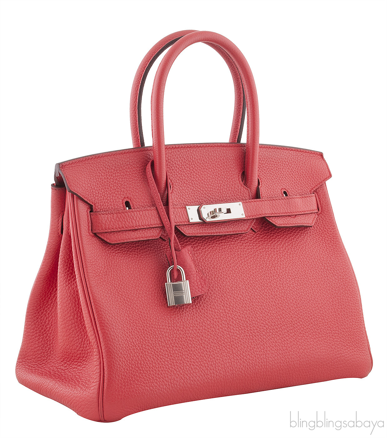 Birkin 30 Togo Rouge Pivoine PHW