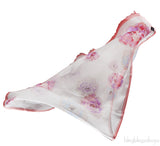 Printed Camellia Off-white Stole