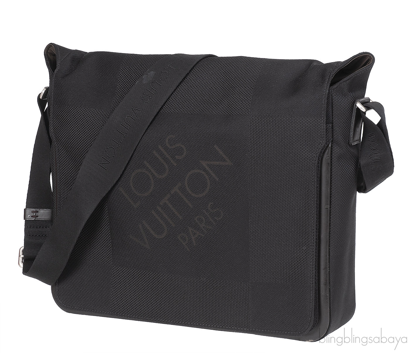 Louis Vuitton Black Denier Geant Canvas Messenger