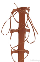 Valentino Garavani Brown Gladiator Flat Sandals
