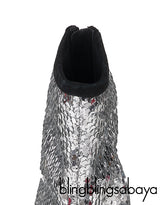 Silver Sequins 105 Bootie