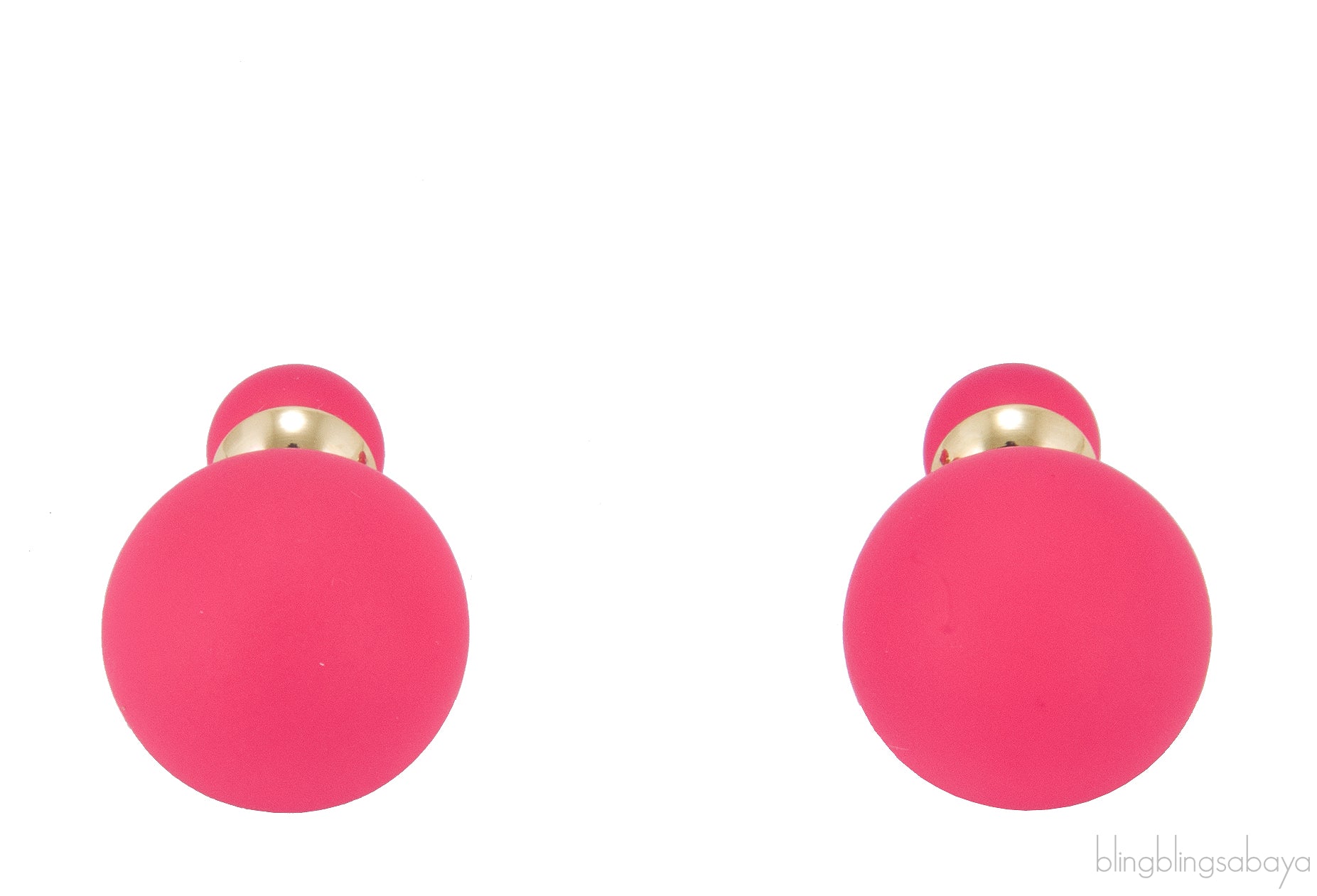 Mise En Dior Pink Tribal Earrings