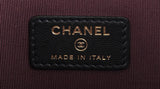 Chanel Black Large CC Quilted Lambskin O-Case Clutch