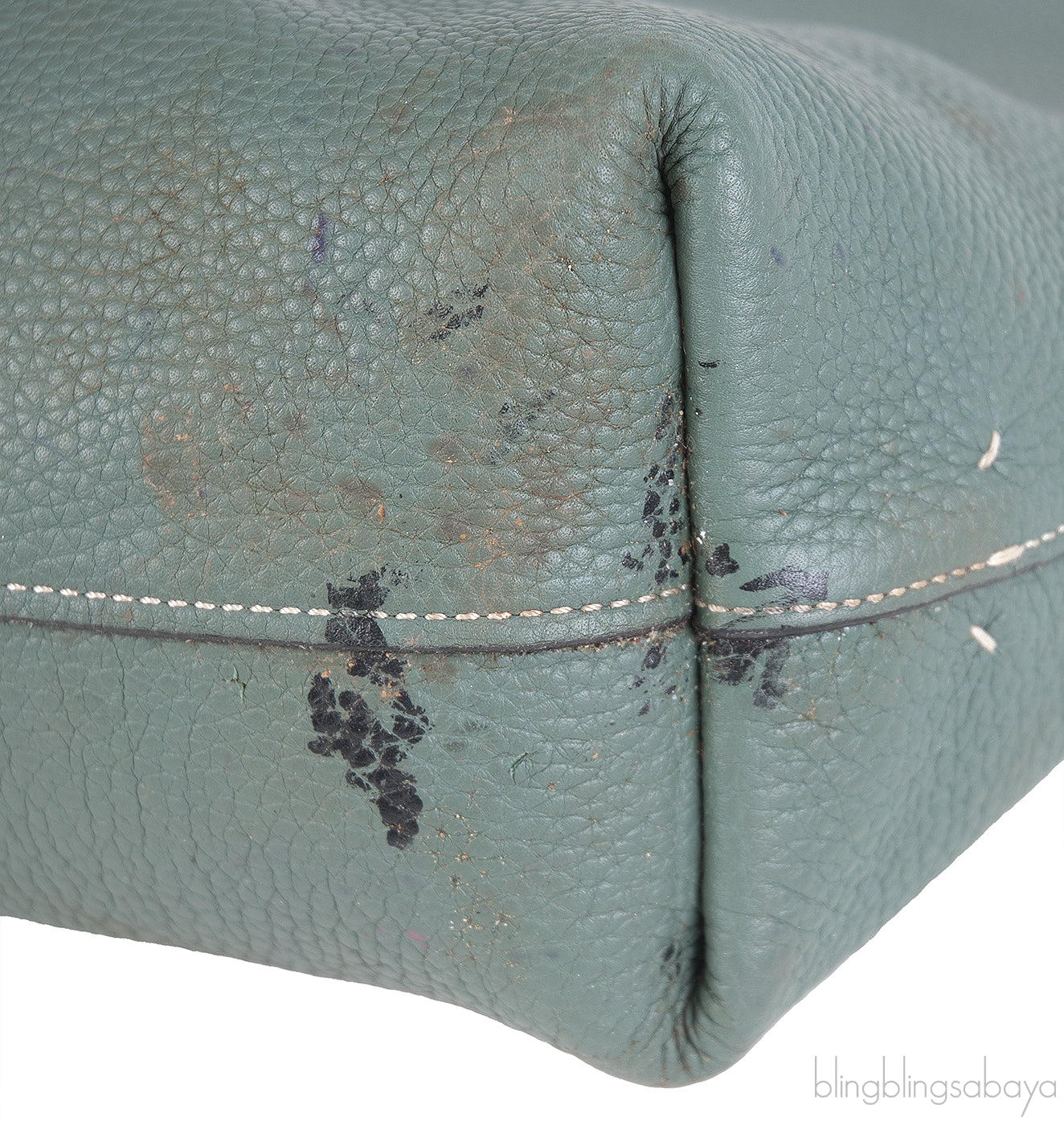 Moynat Quattro Reversible Bi-color Leather Tote