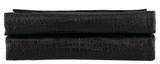 Black Crocodile Chain Shoulder Bag