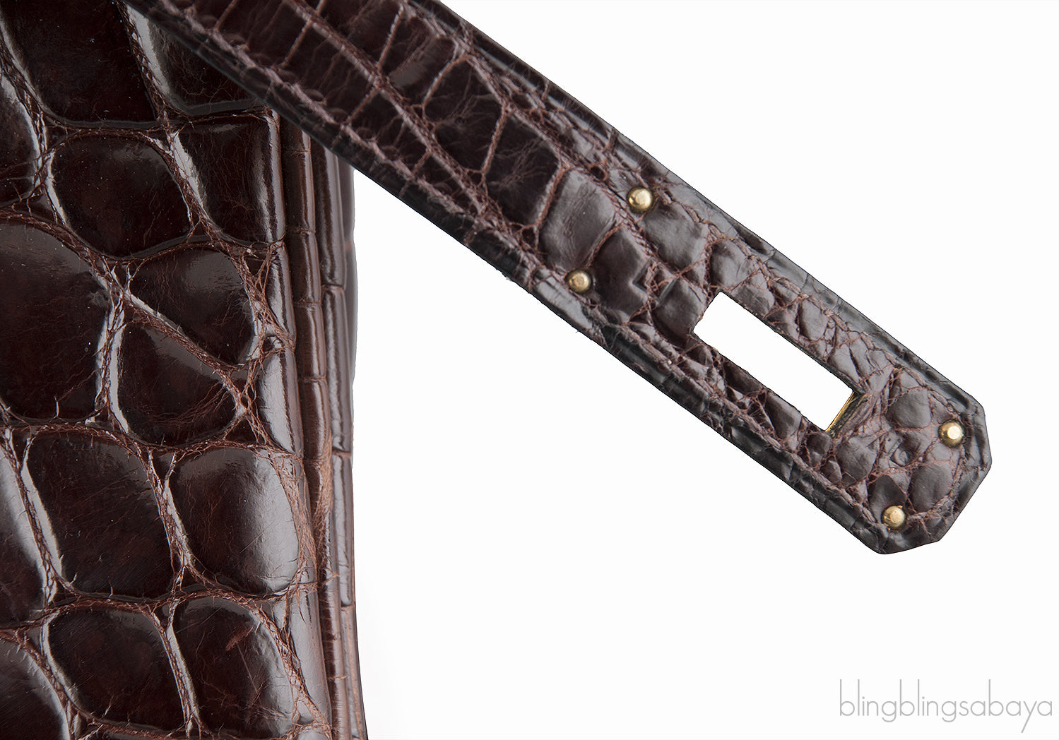Birkin 30 Dark Brown Crocodile