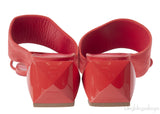 Hermes Suede Red Coral Sandals