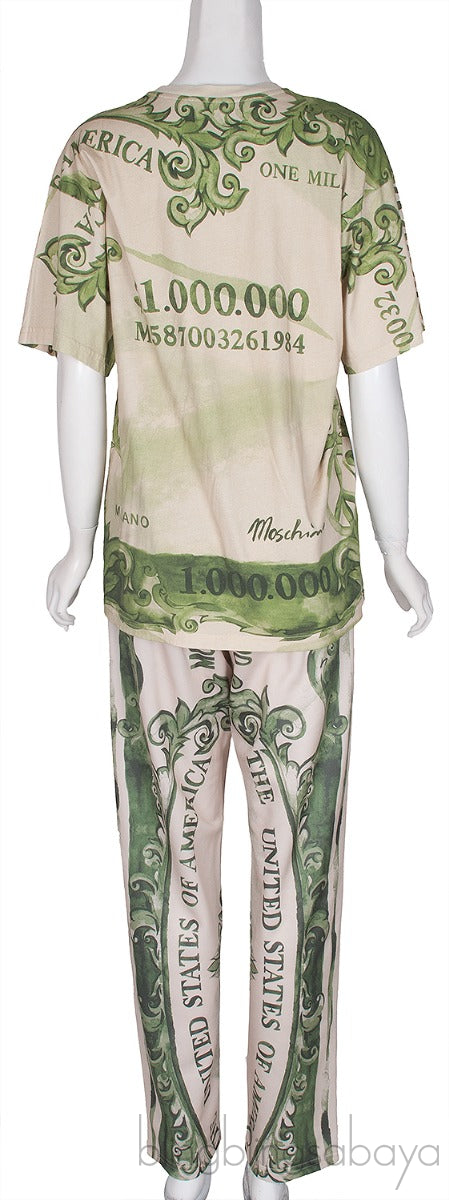Dollar Print Top & Trouser