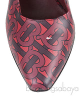 Red Wiltkin Logo Print Slingback