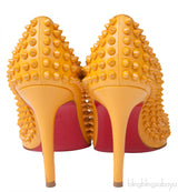 Pigalle Spikes Yellow Pump
