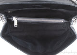 Yves Saint Laurent Black Medium LouLou Chevron PHW