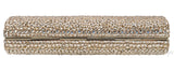 Gold Crystal Embellished Clutch