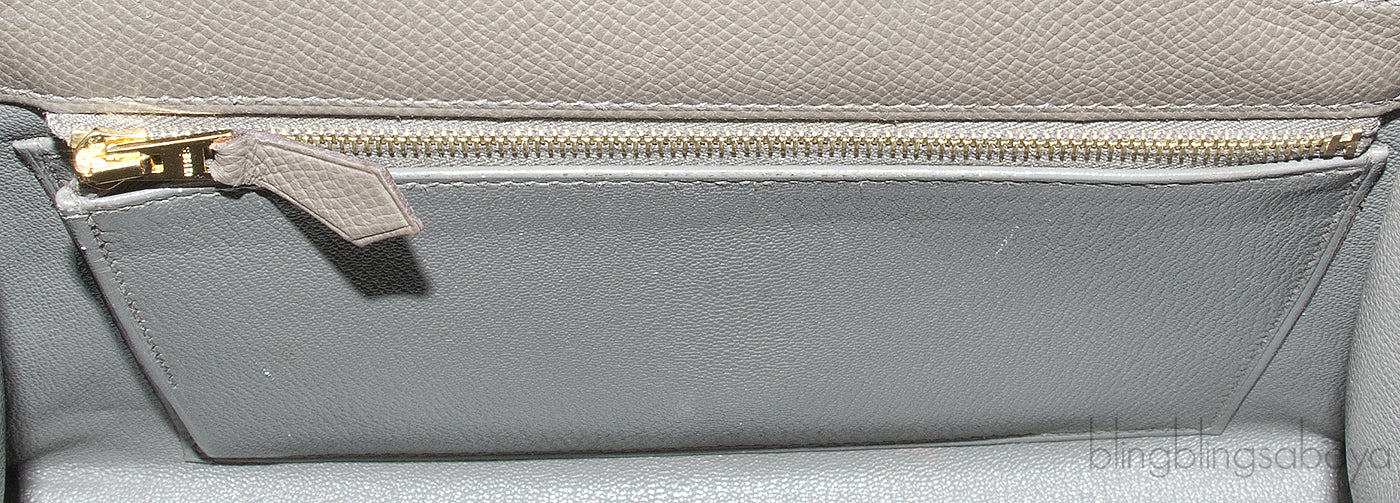 Kelly 25 Etain Epsom Sellier GHW