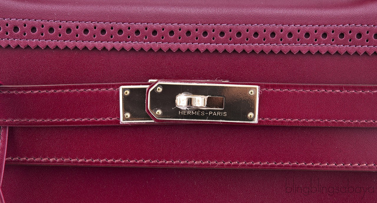 Kelly 35 Ghillies Rubis Tadelakt