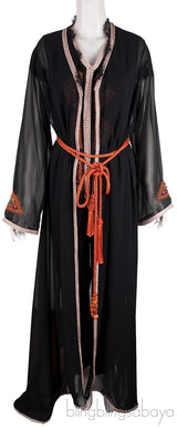 Black Moroccan Jumpsuit & Cover Up