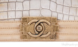 Le Boy Alligator Flap Bag