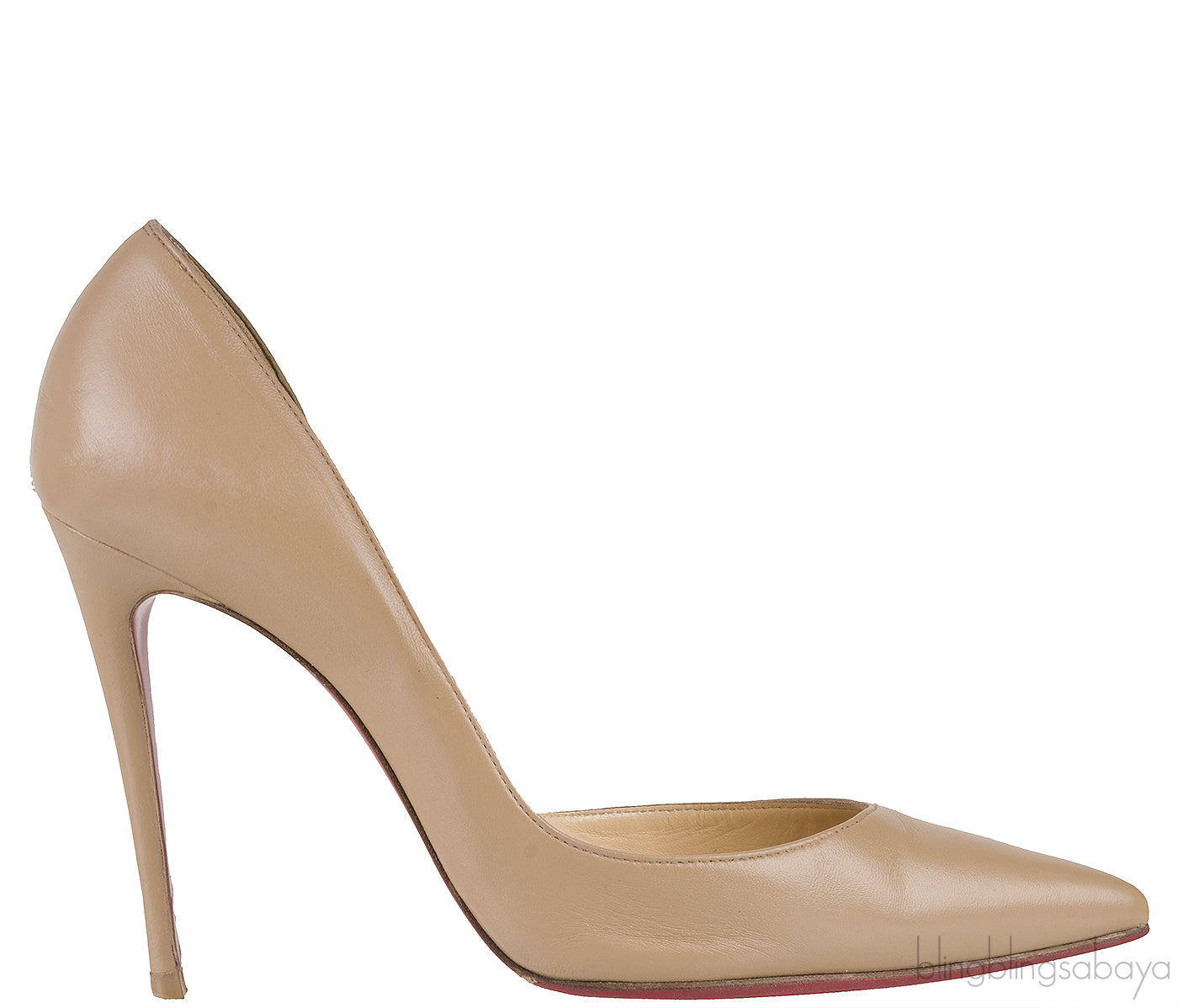 Nude Pointed Toe Heels