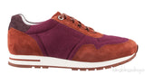 Cashmere & Suede Bi-color Sneakers