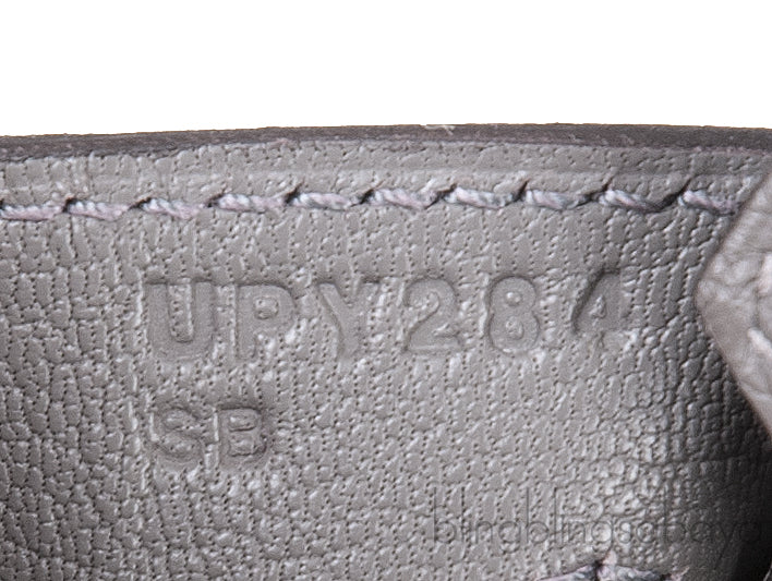 Birkin 25 Gris Meyer Togo GHW