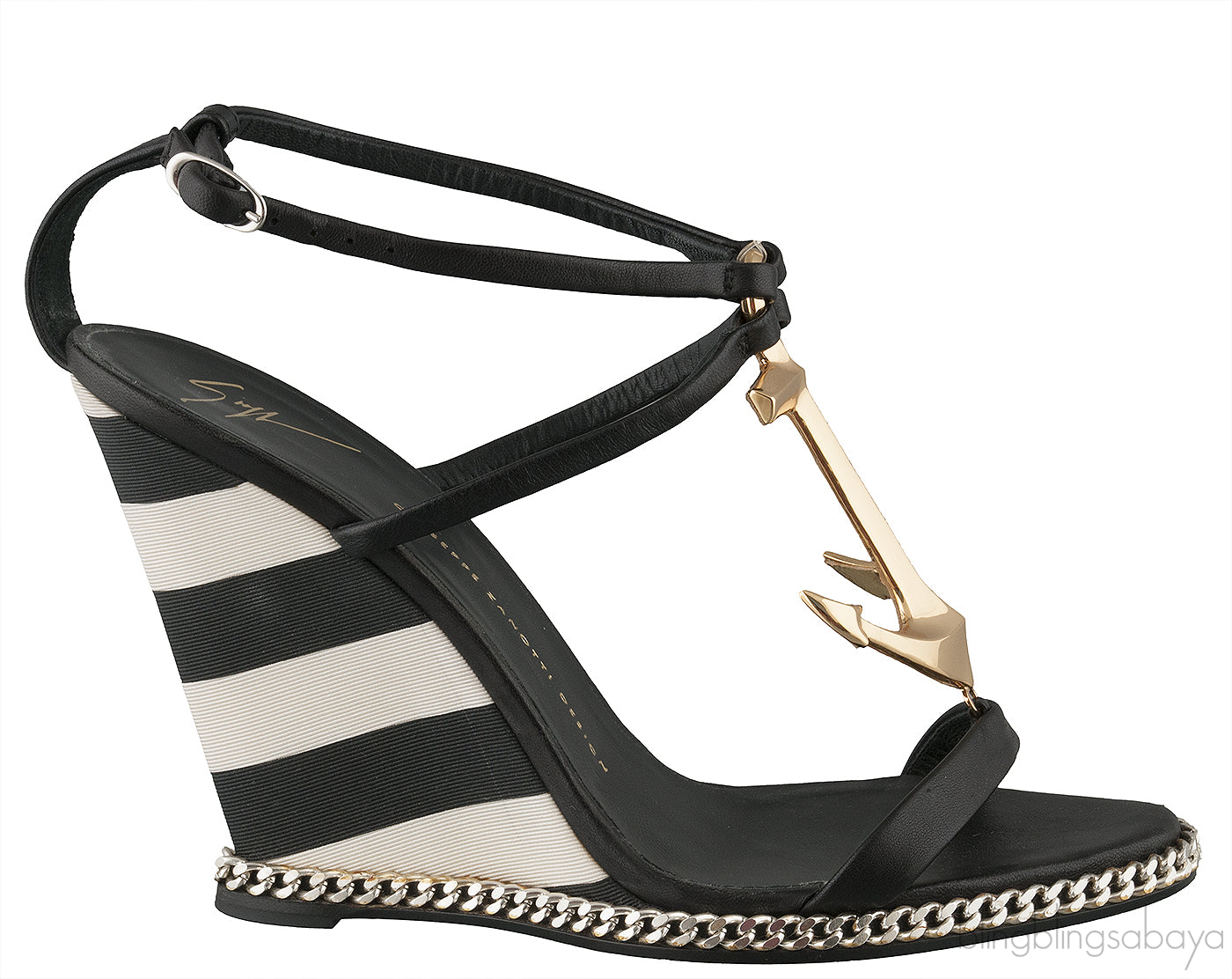 Coline Anchor Wedge Sandals