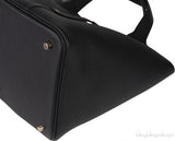 Picotin Lock 22 Black Taurillon Clemence GHW