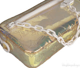 Virgil Prism Monogram Hologram Wristlet Bag