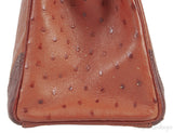 Hermes Kelly 32 Ghillies Rouge H Sunset and Brique Ostrich Bag