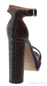 Jimmy Choo Multicolor Holly Intricate 120 Plaform Sandals