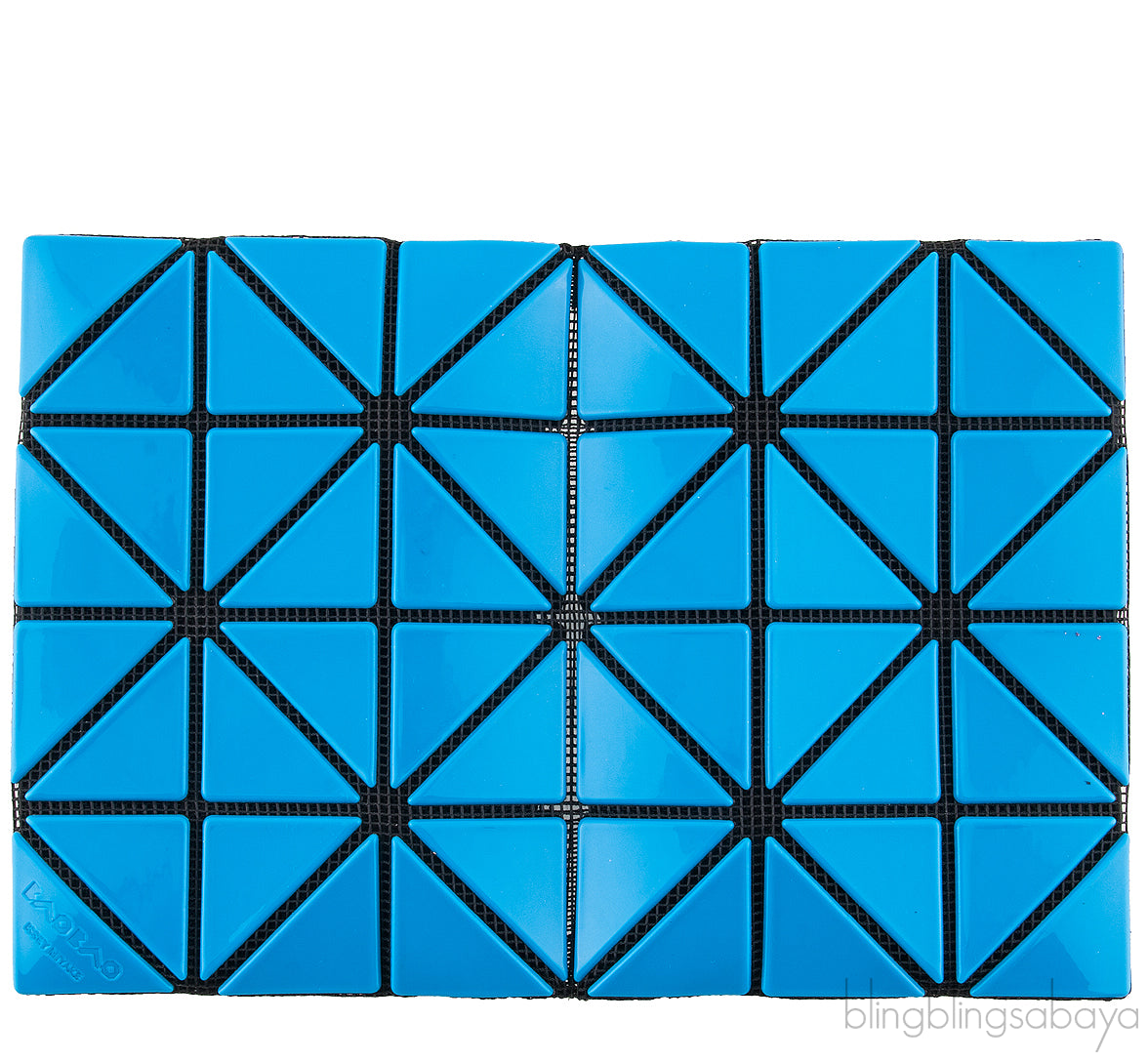 Blue Geometric Card Holder