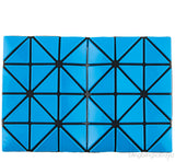 Blue Geometric Card Holder