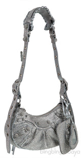 Le Cagole XS Rhinetone Shoulder Bag