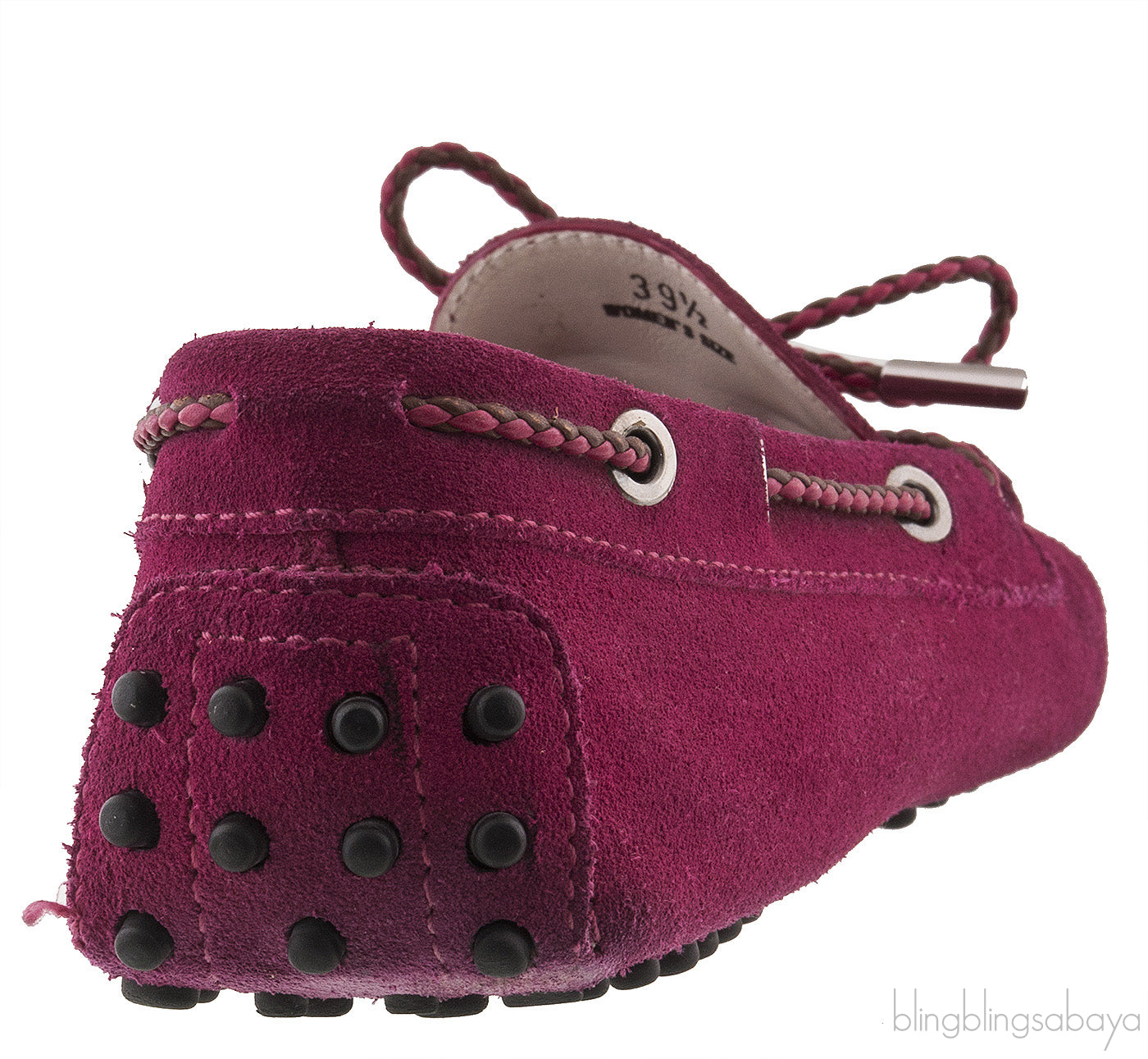 Fuchsia Pink Suede Loafer