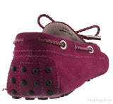 Fuchsia Pink Suede Loafer