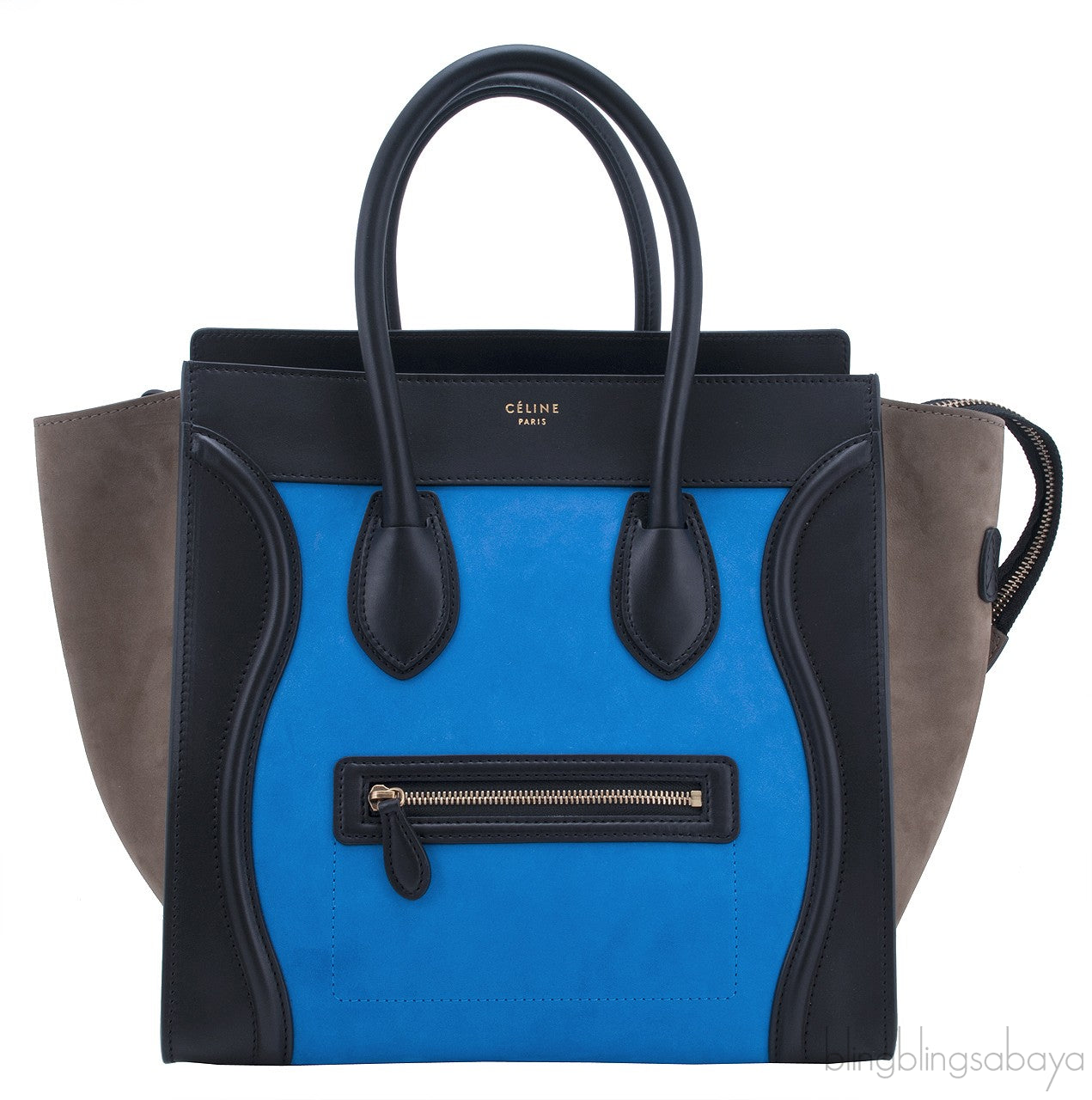 Mini Luggage Tricolor Blue