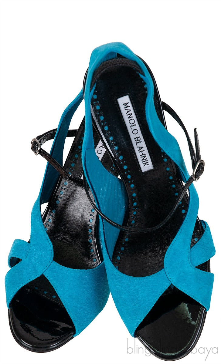 Bi-color Strappy Sandals