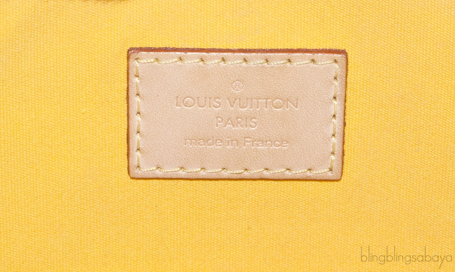 Alma Jaune Passion Monogram Vernis