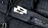 Birkin 35 Black Matte Crocodile PHW