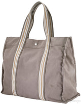 Brown Cotton Canvas Tote