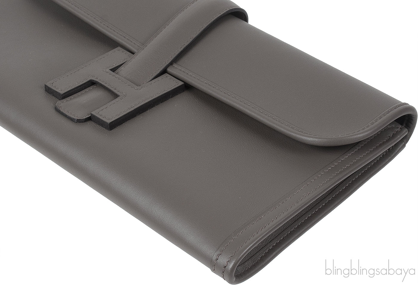 Hermes Jige Elan 29 Swift Etain Clutch